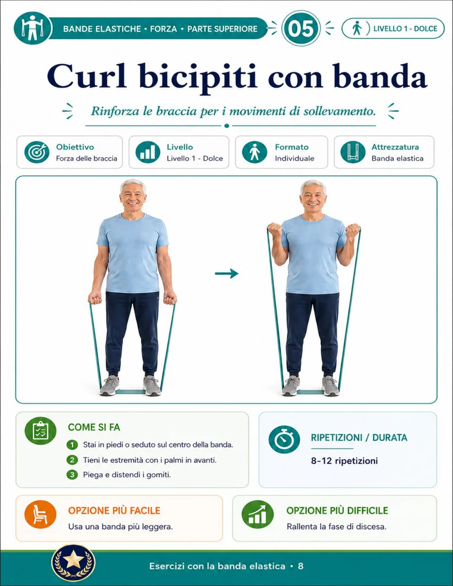 Esercizi con attrezzi